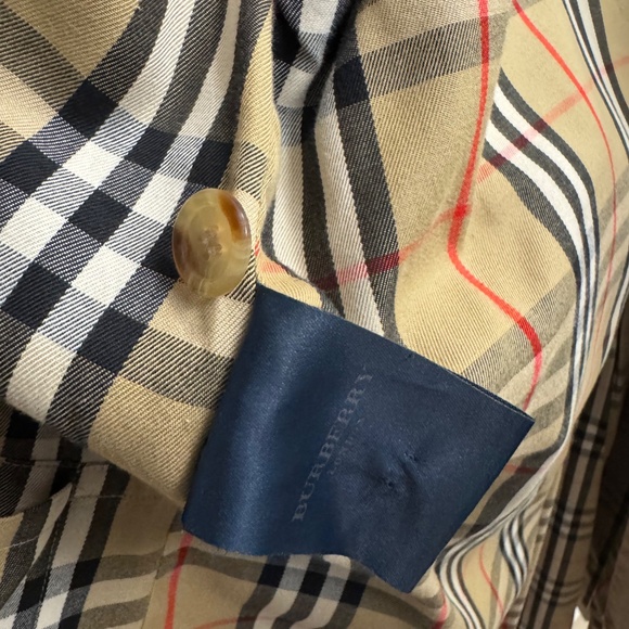 Men's BURBERRY Trench Coat with wool lining- Size 54 -Beige - Picture 9 of 16